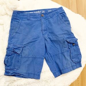 Mossimo Men’s Blue Cargo Shorts 32